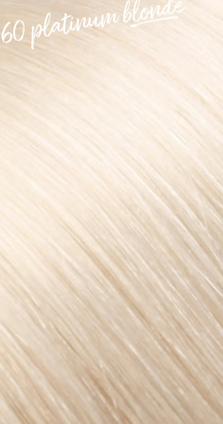 K Tips Fusion Hair Extensions #60 Lightest Platinum Blonde