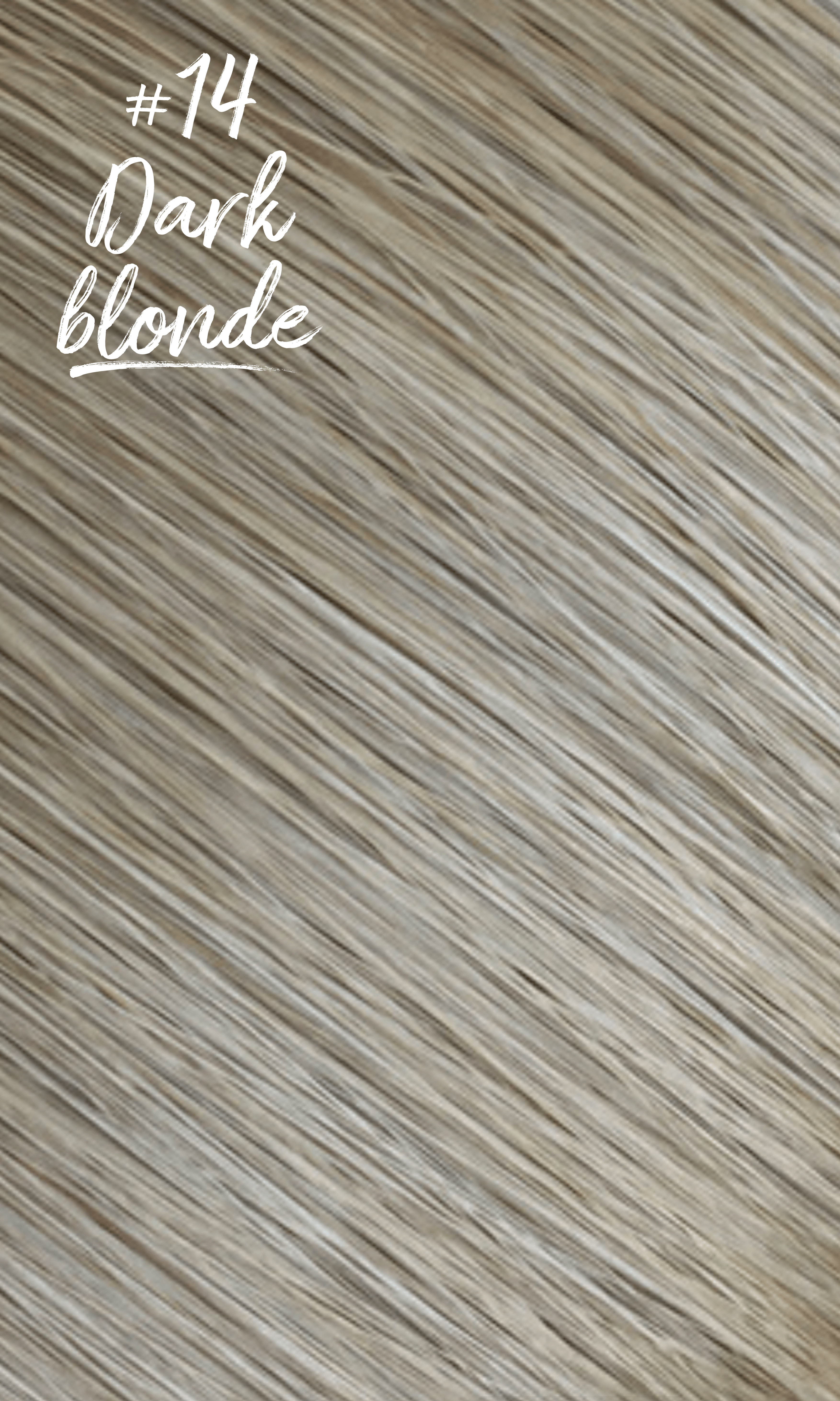 Genius Weft Hair Extensions - #14 Dark Blonde