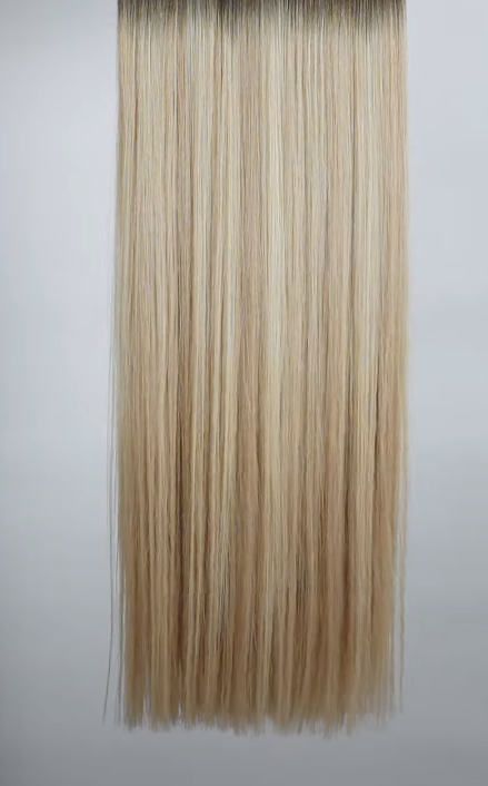 Genius Weft Hair Extensions -  Rooted Balayage T4/18/60